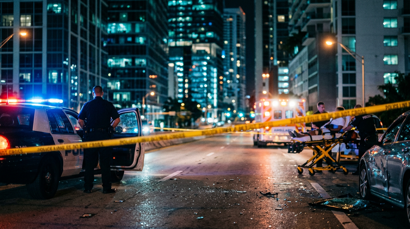 Residente de Brickell herido en choque a alta velocidad por la Dolphin Expressway; investigan responsabilidad de bares locales
