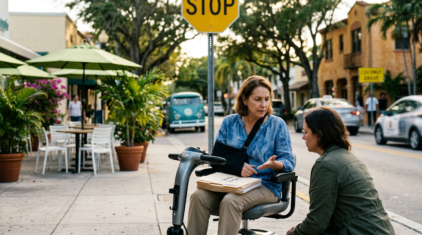 Coconut Grove Resident Injured in Wynwood Rideshare Collision Facing Complex Florida Helmet Law Challenges
