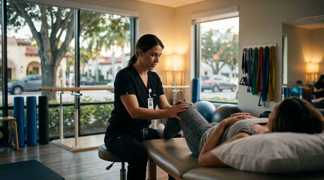 Recupérese con los expertos de Physical Therapy Now tras un accidente en Pinecrest