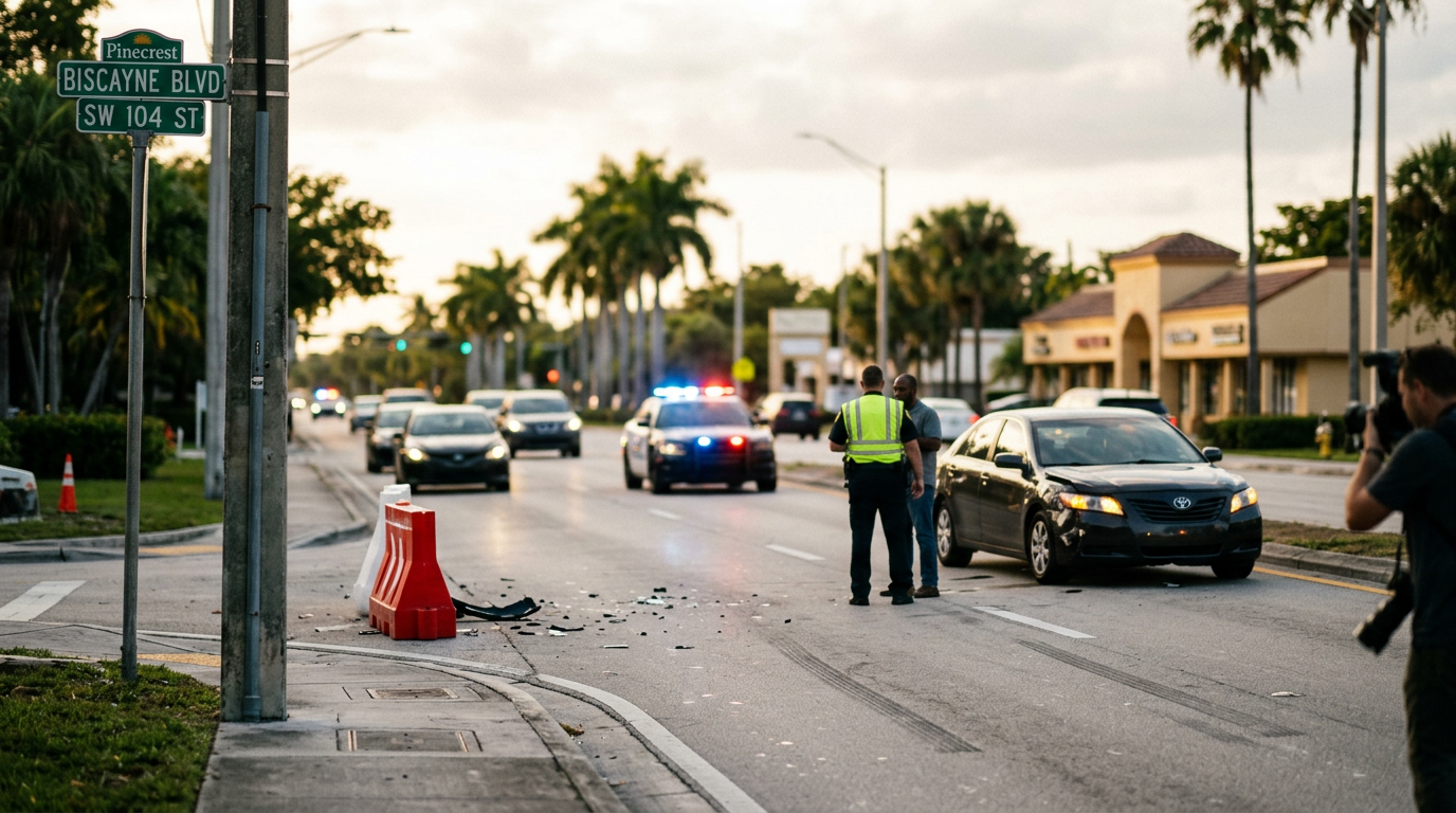 Hit-and-Run on Biscayne Boulevard in Pinecrest Raises Questions Regarding No-Fault Injury Thresholds