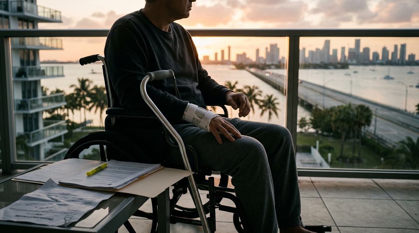 Key Biscayne Resident Injured in Wynwood Rideshare T-Bone Collision Facing Complex Injury Thresholds