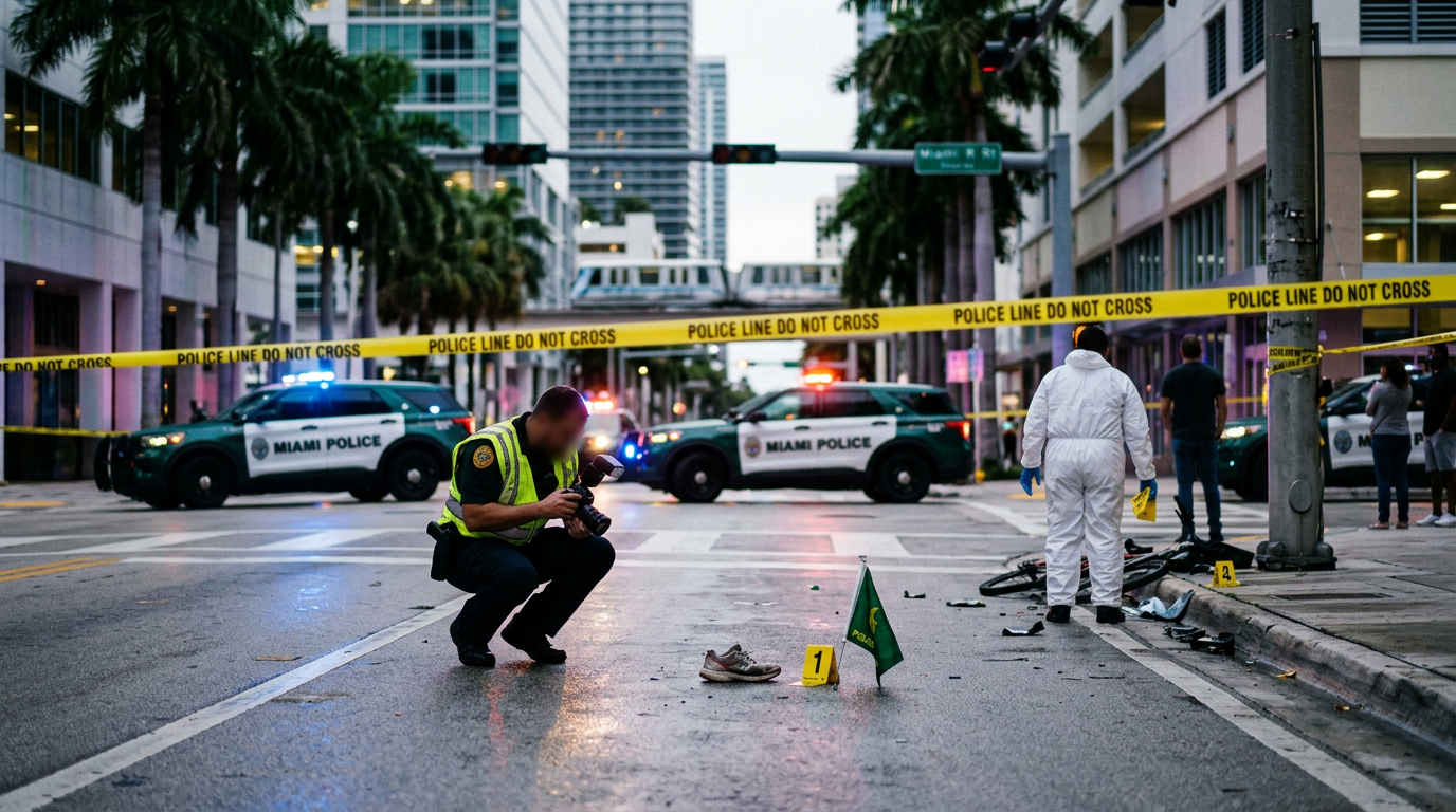 Pedestrian Struck Near Downtown Miami Crosswalk Highlights Critical Need for Immediate Evidence Preservation