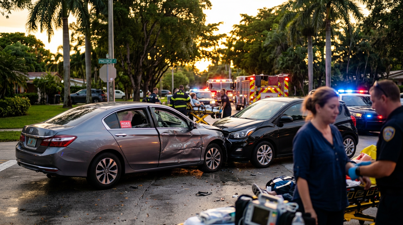 Pinecrest Resident Injured in Wynwood Rideshare T-Bone Crash Triggers Complex Florida PIP Insurance Claims