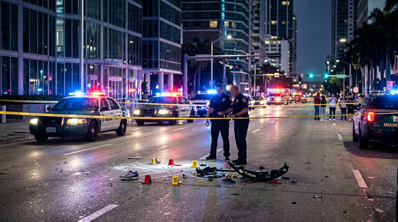 Aparatoso 'hit-and-run' en Biscayne Boulevard pone sobre la mesa el tema de los límites legales por lesiones