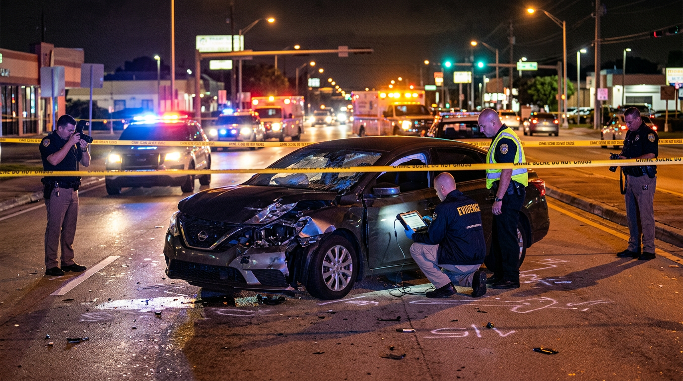 Serious Hialeah Hit-and-Run on Biscayne Boulevard Highlights Critical Need for Preserving Digital Crash Data