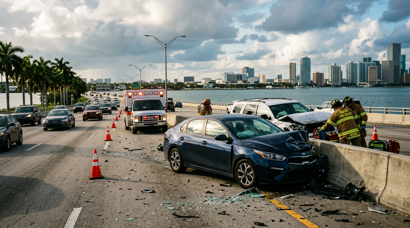 Serious Little Havana Injury Wreck on MacArthur Causeway Raises Questions About Florida No-Fault Thresholds