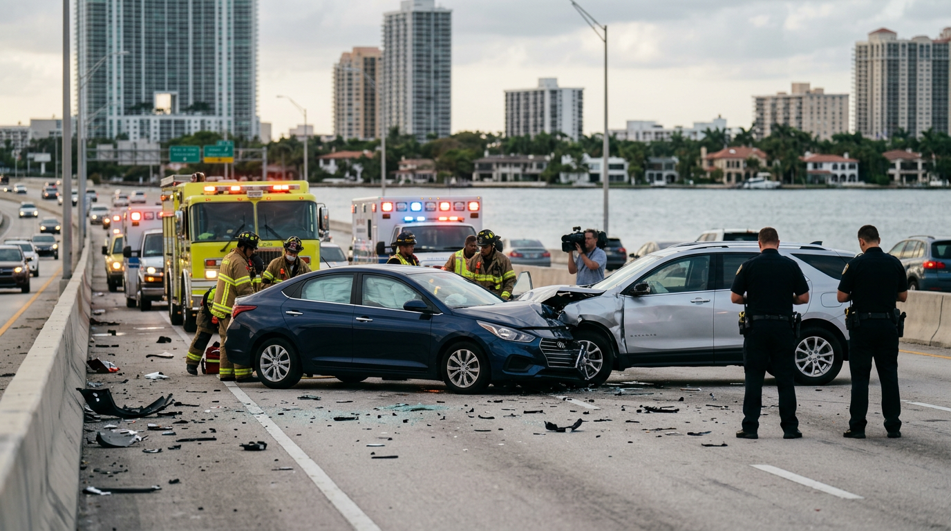 Serious MacArthur Causeway DUI Wreck Highlights Importance of Stacking Insurance Coverage in Coral Gables
