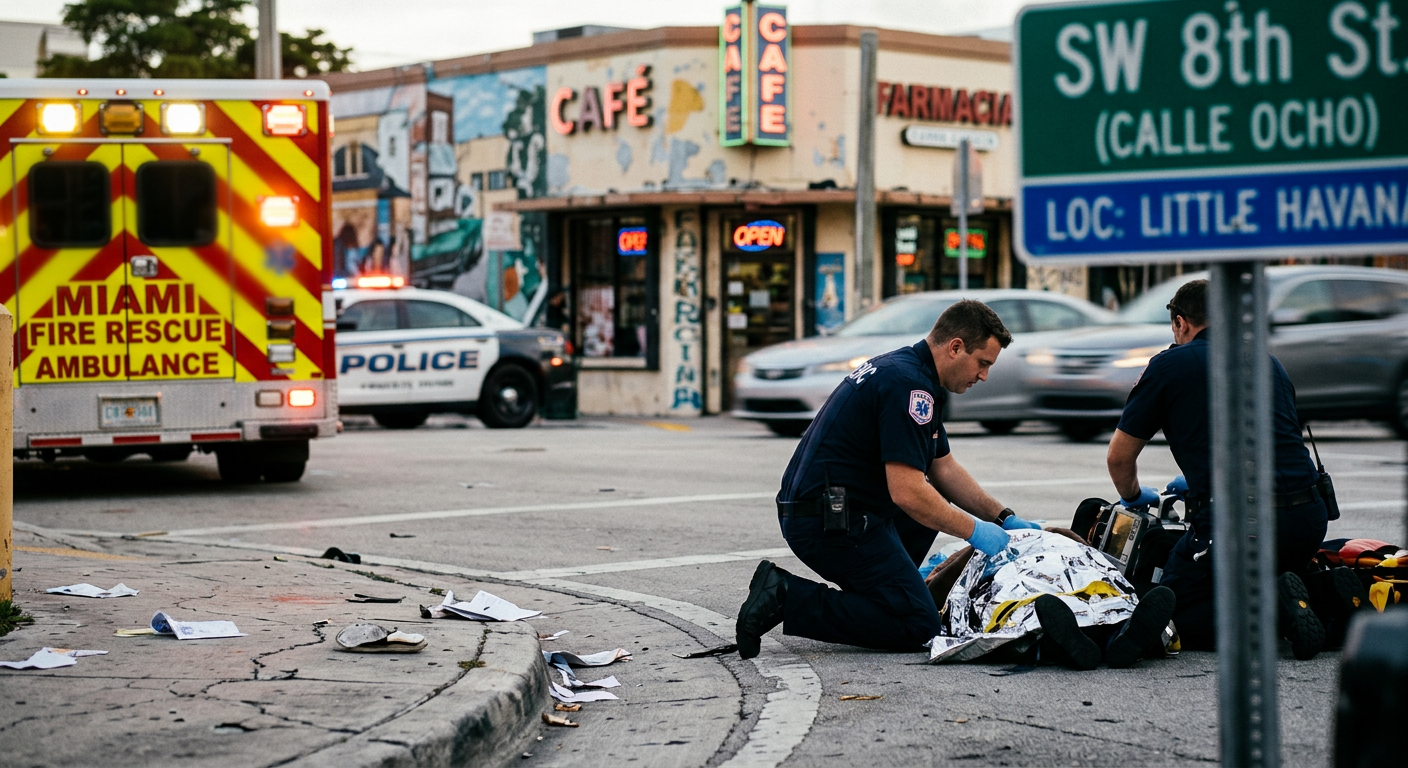 Serious Pedestrian Injury Near Little Havana Highlights Critical 14-Day Medical Deadline for Insurance Claims