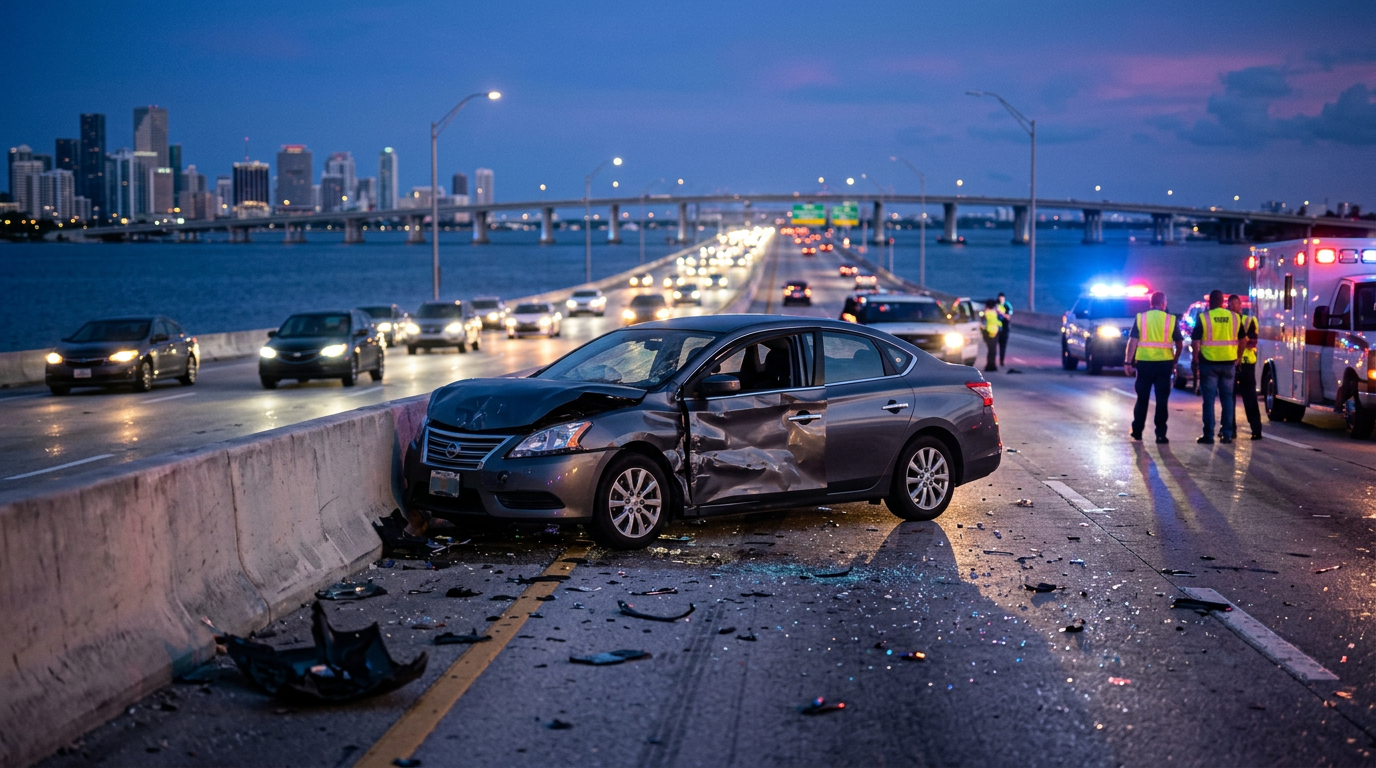 Serious Pinecrest DUI Crash on MacArthur Causeway Highlights Critical 14-Day Medical Reporting Window