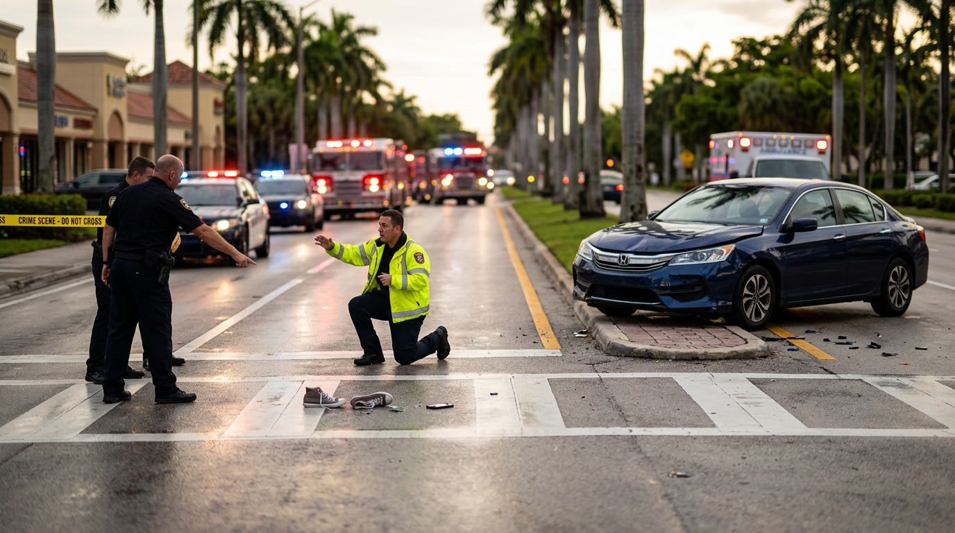 Severe Pedestrian Injury in Pinecrest Crosswalk Raises Questions of Liquor Liability and DUI Negligence